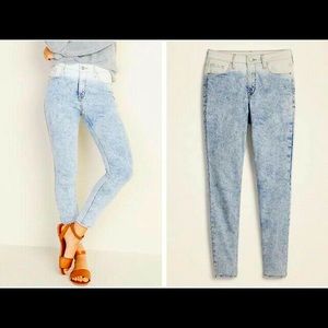 Size Old Navy Rockstar Dip Dye Secret Slim Pocket Straight Jean